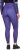 Ulla Popken Neon Zebra Print Performance Leggings Purple - Jeansy & Spodnie w Dużych Rozmiarach – Plus Size - 