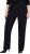 Ulla Popken Rose Wide Leg Stretch Waist Trousers Black - Jeansy & Spodnie w Dużych Rozmiarach – Plus Size - 