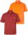 JP1880 Polo Shirts 2-pack Piqué Red Orange - Koszulki polo - Koszulki Polo 2XL-8XL