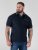 D555 Barret Interlock Jacquard Collar & Cuffs Polo Navy - Koszulki polo - Koszulki Polo 2XL-8XL