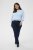 Kaffe Curve Lini Knit Sweter Celestial Blue - Bluzy & bluzy z kapturem - 