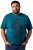 Men Plus T-Shirt Short Sleeve Lagoon Green - Koszulki - T-shirty meskie Duże Rozmiary - 2XL-14XL