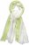 Ulla Popken Ombre Linen Blend Scarf Lime Green - Akcesoria - 
