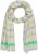 Ulla Popken Glitter Effect Scarf Lime - Akcesoria - 
