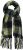 Ulla Popken Plaid Long Fringe Scarf Yellow Green - Akcesoria - 
