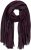 Ulla Popken Metallic Shimmer Scarf Red - Akcesoria - 