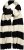 Ulla Popken Ribbed Striped Scarf Snow White - Akcesoria - 