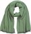 Ulla Popken Two Tone Knit Scarf Sage Green - Akcesoria - 