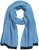 Ulla Popken Two Tone Knit Scarf Light Cornflower - Akcesoria - 
