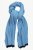 Ulla Popken Two Tone Knit Scarf Light Cornflower - Akcesoria - 