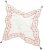 Ulla Popken Tassel Embroidery Scarf Snow White - Akcesoria - 
