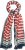 Ulla Popken Mix Stripe Scarf Forest Green - Akcesoria - 