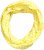 Ulla Popken Striped Infinity Scarf Lemon Yellow - Akcesoria - 