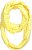 Ulla Popken Striped Infinity Scarf Lemon Yellow - Akcesoria - 