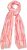 Ulla Popken Tie Dye Striped Scarf Magenta Pink - Akcesoria - 
