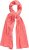 Ulla Popken Muslin Scarf Dark Coral - Akcesoria - 