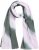 Ulla Popken Batik Striped Scarf Lavender - Akcesoria - 