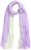 Ulla Popken Fringed Ombre Scarf Pistachio - Akcesoria - 