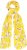 Ulla Popken Lemon Print Scarf Sun Yellow - Akcesoria - 