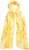 Ulla Popken Circle Print Scarf Yellow - Akcesoria - 