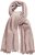 Ulla Popken Fringed Hem Knit Scarf Mocha Brown - Akcesoria - 