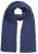 Ulla Popken Marled Mix Yarn Wool Blend Scarf Deep Aqua - Akcesoria - 