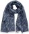 Ulla Popken Smyle Reversible Scarf Navy - Akcesoria - 