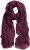 Ulla Popken Silk Scarf Aubergine - Akcesoria - 