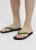 Jack & Jones Logo Palm Print Flip Flop Slippers Navy Blazer/Verdant Green - Buty męskie 40-52 - 