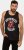 JP1880 Rolling Stones Graphic Band Tank Top Black - Koszulki - T-shirty meskie Duże Rozmiary - 2XL-14XL