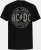 JP1880 AC/DC Graphic Comfort Fit Band T-Shirt Black - Koszulki - T-shirty meskie Duże Rozmiary - 2XL-14XL