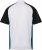 JP1880 FLEXNAMIC® QuickDry Tennis Polo Black-White-Blue - Odzież sportowa - Odzież sportowa 2XL-10XL