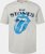 JP1880 Rolling Stones Graphic Comfort Fit Band T-Shirt Light Grey - Koszulki - T-shirty meskie Duże Rozmiary - 2XL-14XL