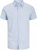 Jack & Jones Breeze Linen Blend Short Sleeve Shirt Chambray Blue - Koszule - Koszule 2XL-10XL
