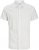 Jack & Jones Breeze Linen Blend Short Sleeve Shirt White - Koszule - Koszule 2XL-10XL