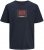 Jack & Jones Hudson Crew Neck T-Shirt Navy - Koszulki - T-shirty meskie Duże Rozmiary - 2XL-14XL