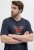 Jack & Jones Hudson Crew Neck T-Shirt Navy - Koszulki - T-shirty meskie Duże Rozmiary - 2XL-14XL