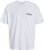 Jack & Jones Botaniq Crew Neck T-Shirt Bright White - Koszulki - T-shirty meskie Duże Rozmiary - 2XL-14XL
