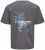 Jack & Jones Hawaii Crew Neck T-Shirt Grey - Koszulki - T-shirty meskie Duże Rozmiary - 2XL-14XL