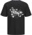 Jack & Jones Hawaii Crew Neck T-Shirt Black - Koszulki - T-shirty meskie Duże Rozmiary - 2XL-14XL
