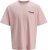 Jack & Jones Fold Crew Neck T-Shirt Tickled Pink - Koszulki - T-shirty meskie Duże Rozmiary - 2XL-14XL