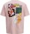 Jack & Jones Fold Crew Neck T-Shirt Tickled Pink - Koszulki - T-shirty meskie Duże Rozmiary - 2XL-14XL