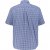 JP1880 Short Sleeve Check Print Traditional Shirt Blue - Koszule - Koszule 2XL-10XL