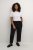 Kaffe Curve Sakira Spodnie cropped Głęboka czerń - Jeansy & Spodnie w Dużych Rozmiarach – Plus Size - 