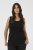 Kaffe Curve Carina Top Głęboka czerń - T-shirty - 