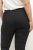 Kaffe Curve Leana Spodnie Chino 7/8 Głęboka Czerń - Jeansy & Spodnie w Dużych Rozmiarach – Plus Size - 