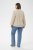 Kaffe Curve Josa Shirt Feather Grey Stripe - Koszule - 