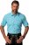 JP1880 Shirt Traditional Short Sleeve Turquoise - Koszule - Koszule 2XL-10XL