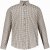 JP1880 Long Sleeve Check Print Traditional Shirt Brown - Koszule - Koszule 2XL-10XL