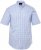 JP1880 Shirt Traditional Short Sleeve Checked Light Blue - Koszule - Koszule 2XL-10XL